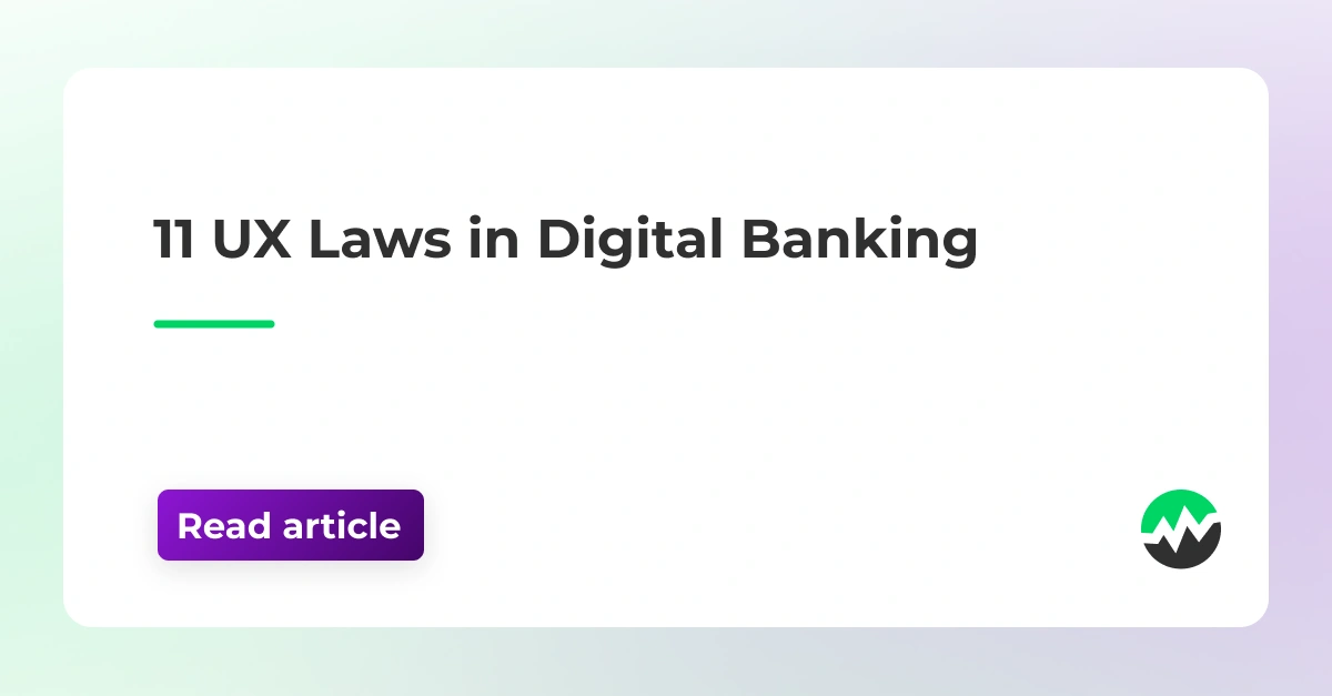 11 Essential UX Laws Every Digital Banking App Should Follow